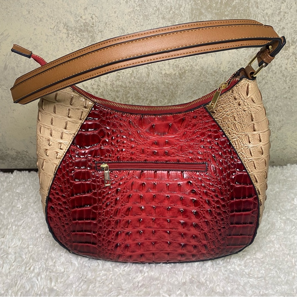 Mia K Collection faux croc purse - Picture 2 of 11